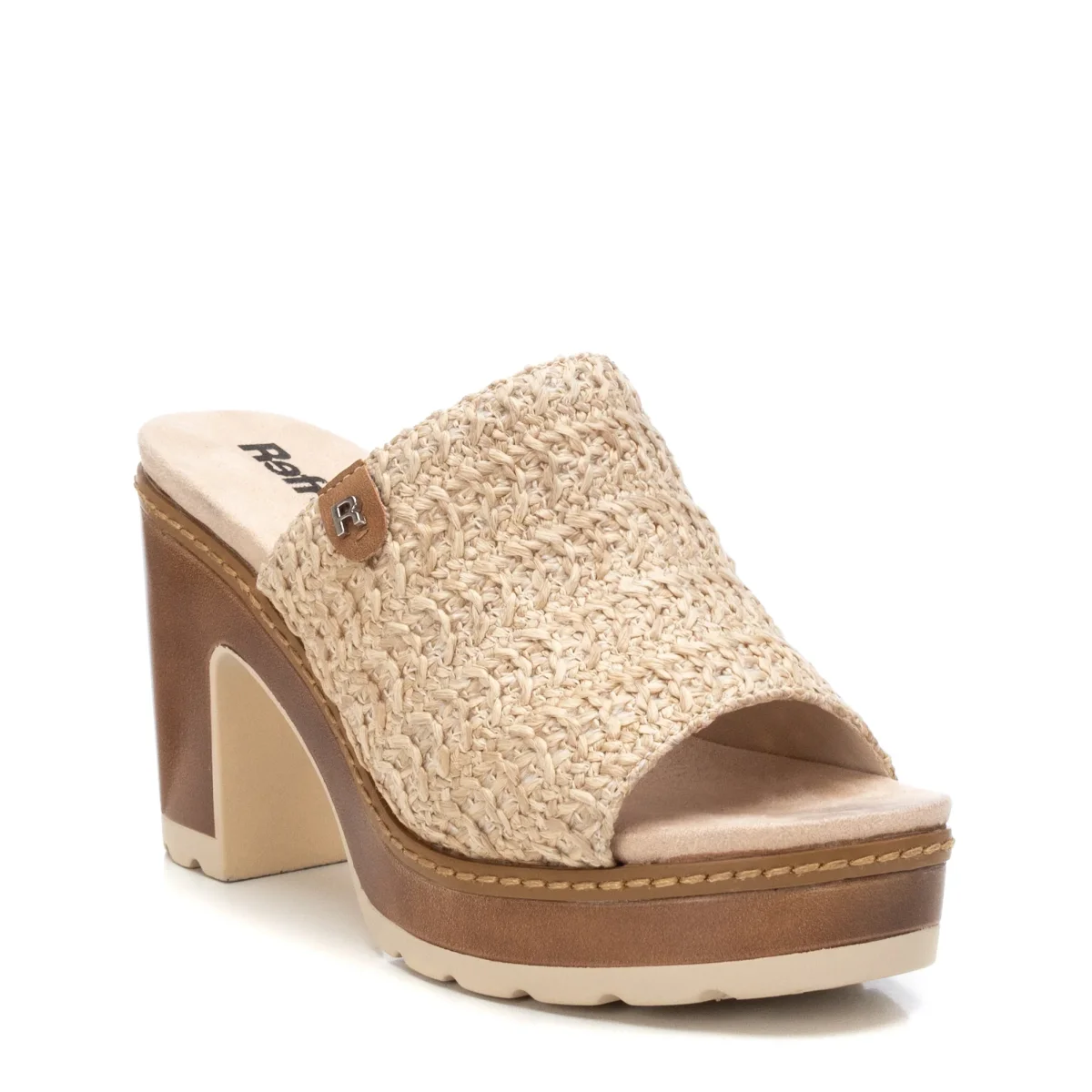 SANDALIA DE TACON BEIGE MODELO 172703 REFRESH - Imagen 4