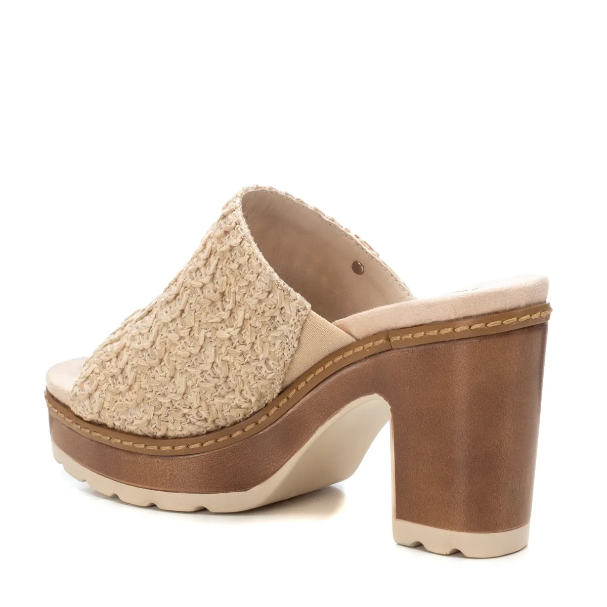 SANDALIA DE TACON BEIGE MODELO 172703 REFRESH - Imagen 3