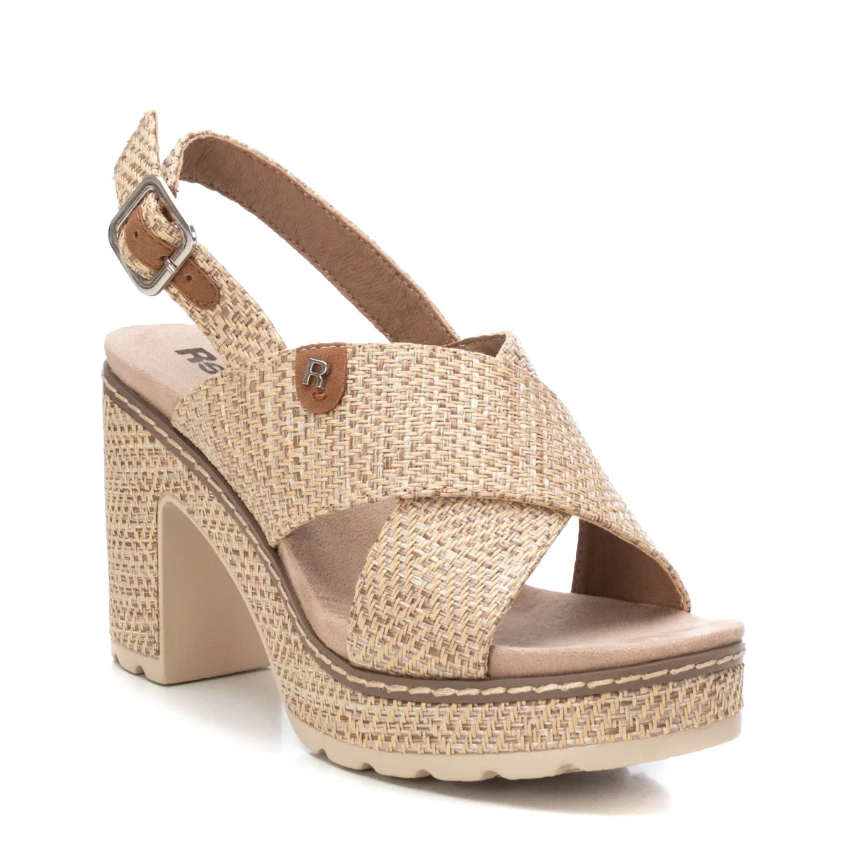 SANDALIA DE TACON TAUPE MODELO 172707 REFRESH - Imagen 4