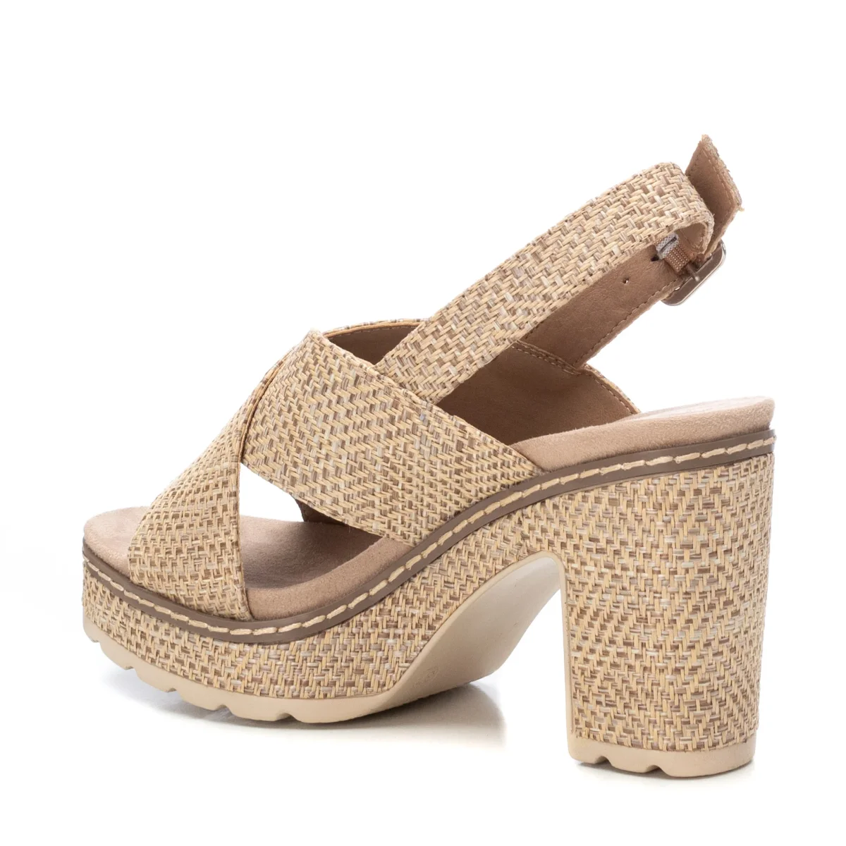 SANDALIA DE TACON TAUPE MODELO 172707 REFRESH - Imagen 3