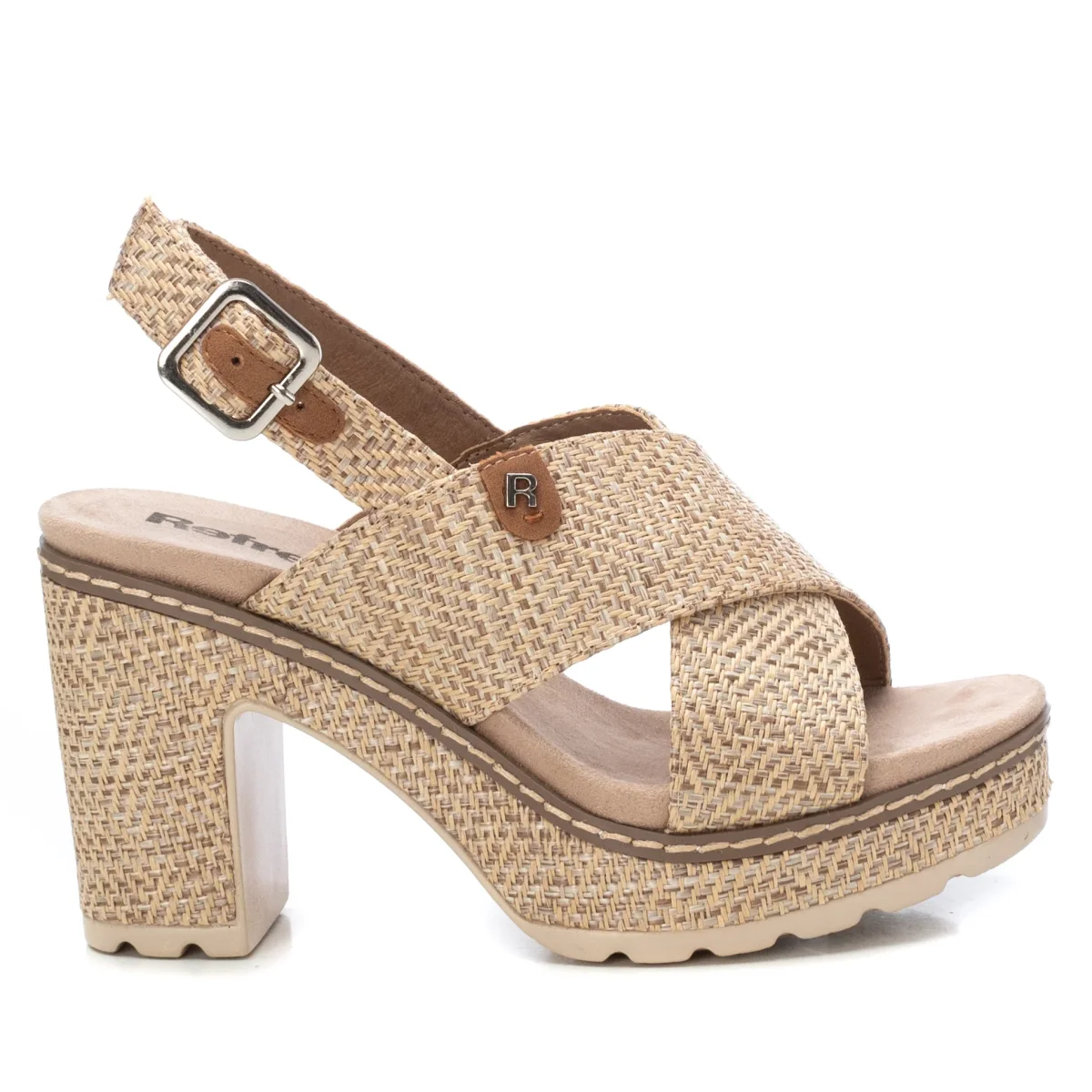 SANDALIA DE TACON TAUPE MODELO 172707 REFRESH - Imagen 5