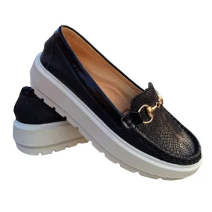 Mocasines Negros para Dama Cerere - Modelo 2104, Elegancia y Comodidad Diaria