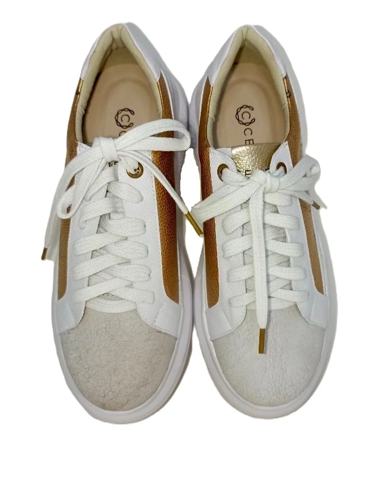 DEPORTIVO DAMA BLANCO/BRONCE MODELO 5236 - Imagen 4