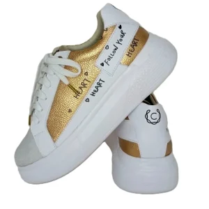 DEPORTIVO DAMA BLANCO/BRONCE MODELO 5236