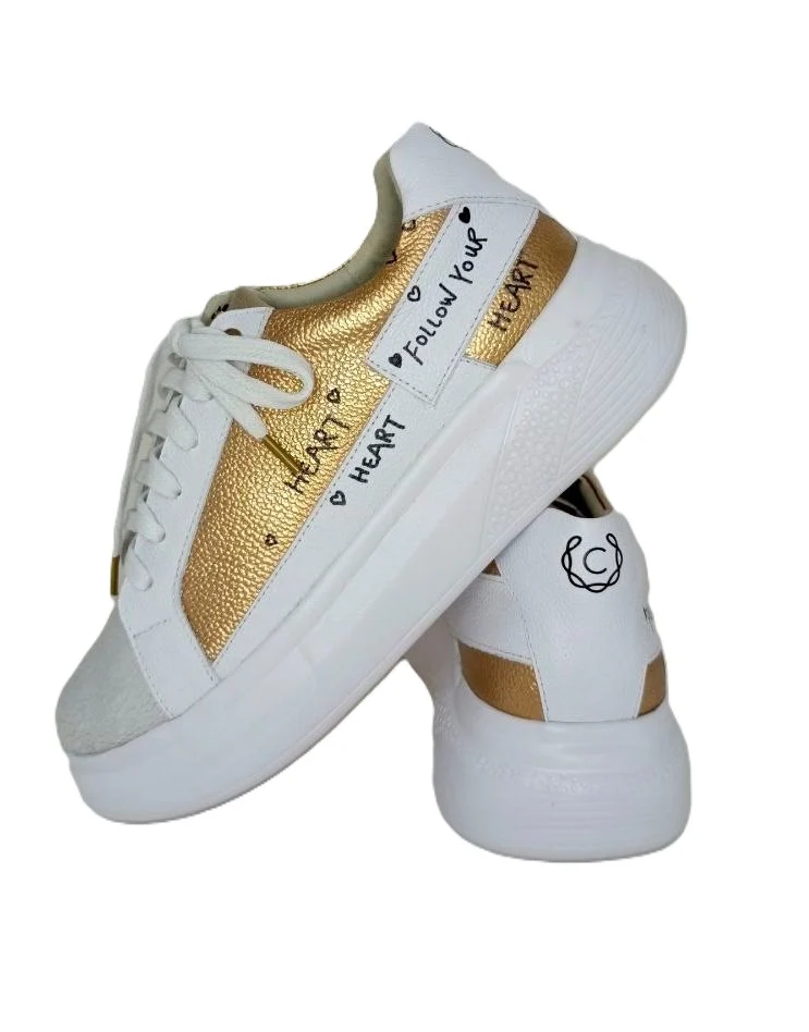 DEPORTIVO DAMA BLANCO/BRONCE MODELO 5236 - Imagen 2