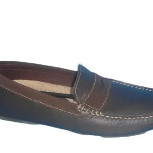 Zapatos Elegantes Casual para Hombre en Cuero Marrón - Modelo 0502