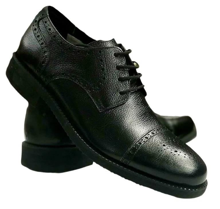 Zapatos de Vestir Elegantes para Hombre en Negro - Modelo 100 de Cuero de Alta Calidad - Imagen 2