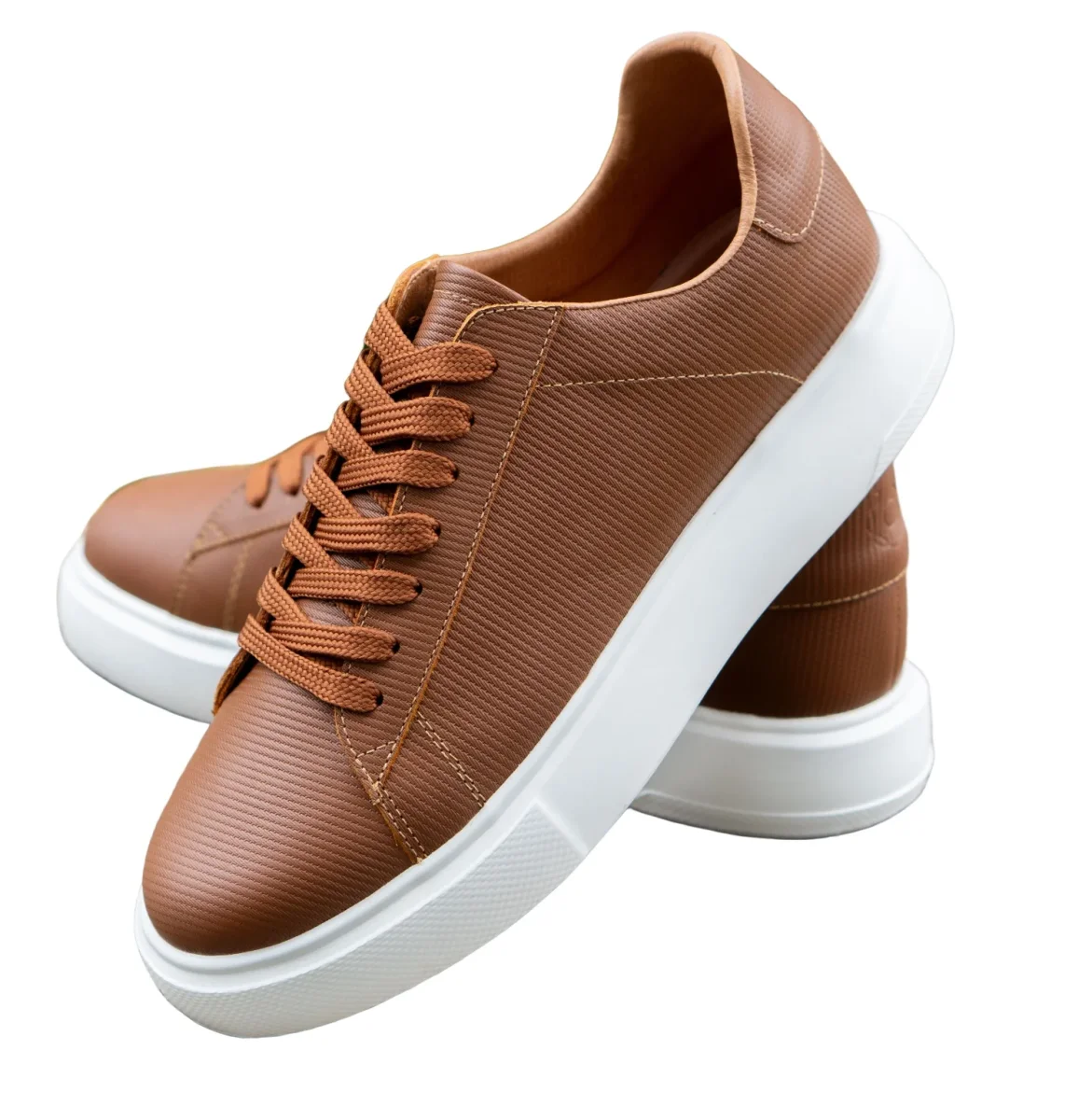 Zapatillas Casual de Hombre en Color Miel Modelo 1007 - Comodidad y Estilo Urbano - Imagen 2