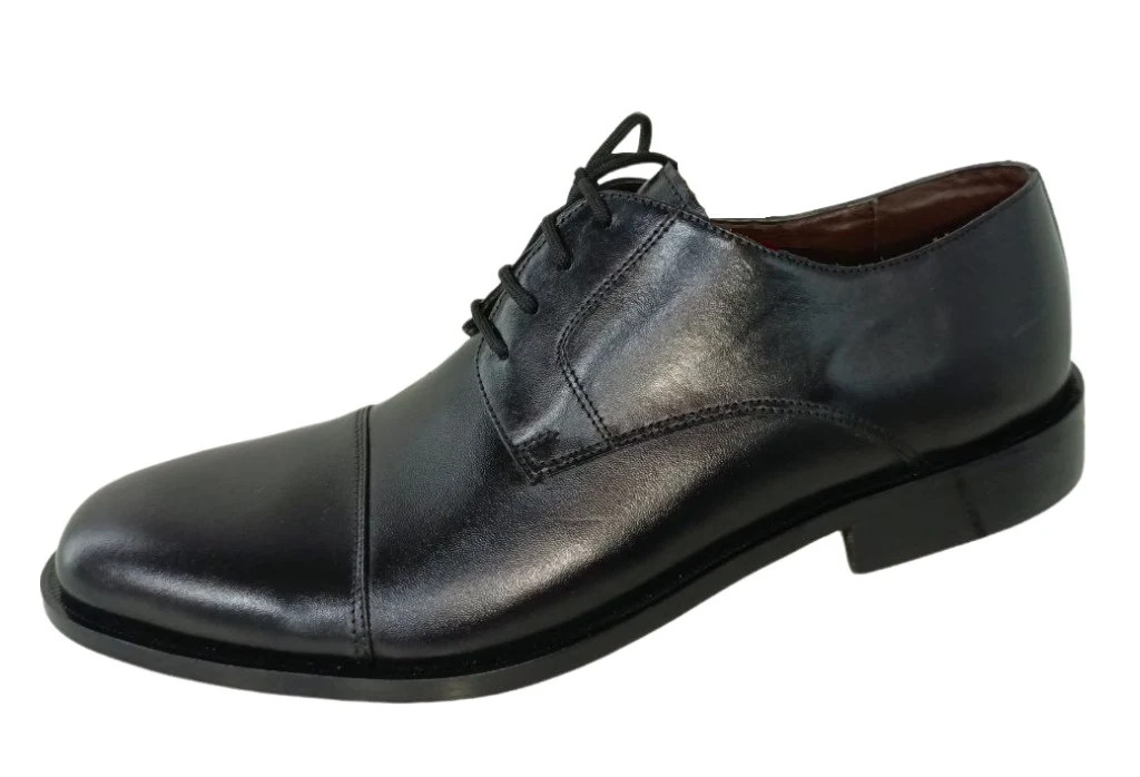 Zapatos de Vestir Elegantes para Hombre en Cuero Negro - Modelo 101 - Imagen 2