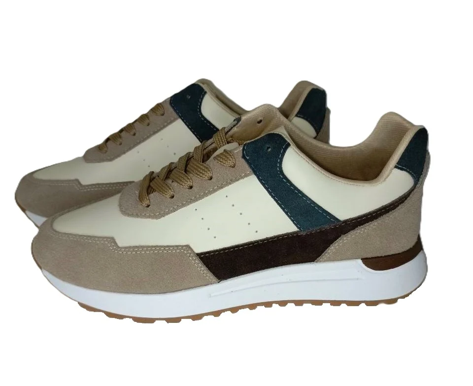 DEPORTIVO CABALLERO BEIGE/MULTICOLOR MODELO 1020 - Imagen 2