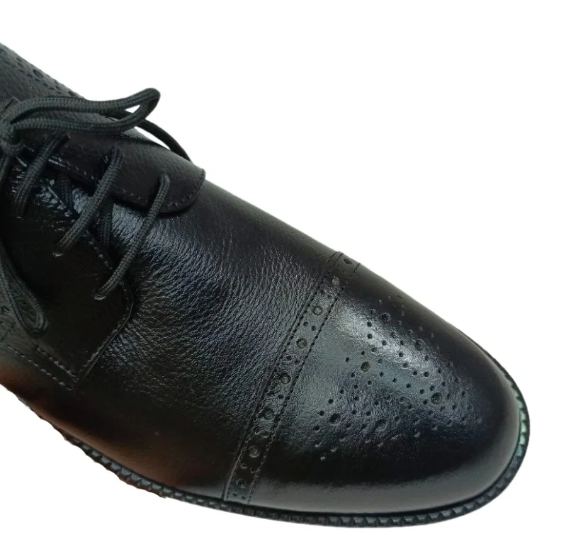 Zapatos de Vestir Elegantes para Hombre en Cuero Negro - Modelo 102 - Imagen 6