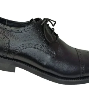 Zapatos de Vestir Elegantes para Hombre en Cuero Negro - Modelo 102