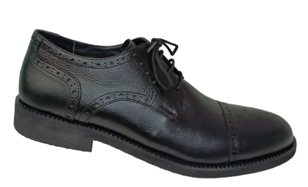 Zapatos de Vestir Elegantes para Hombre en Cuero Negro - Modelo 102 - Imagen 5