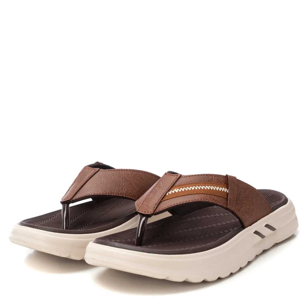 SANDALIA CABALLERO CAMEL MODELO 172762 - Imagen 2