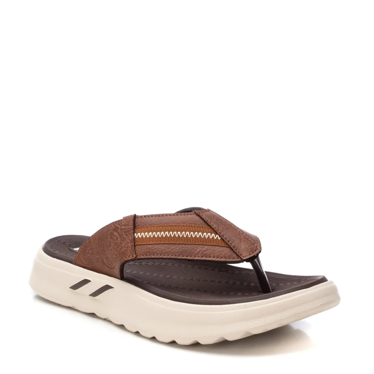 SANDALIA CABALLERO CAMEL MODELO 172762 - Imagen 4
