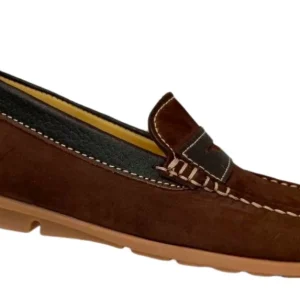 Zapatos Casual Elegantes para Hombre en Cuero Marrón - Modelo 1975
