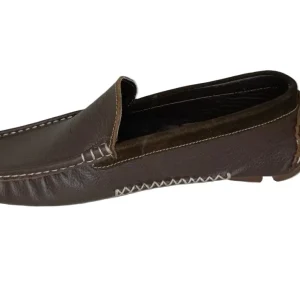 Zapatos Casual Elegantes para Hombre en Cuero Marrón Modelo 2000