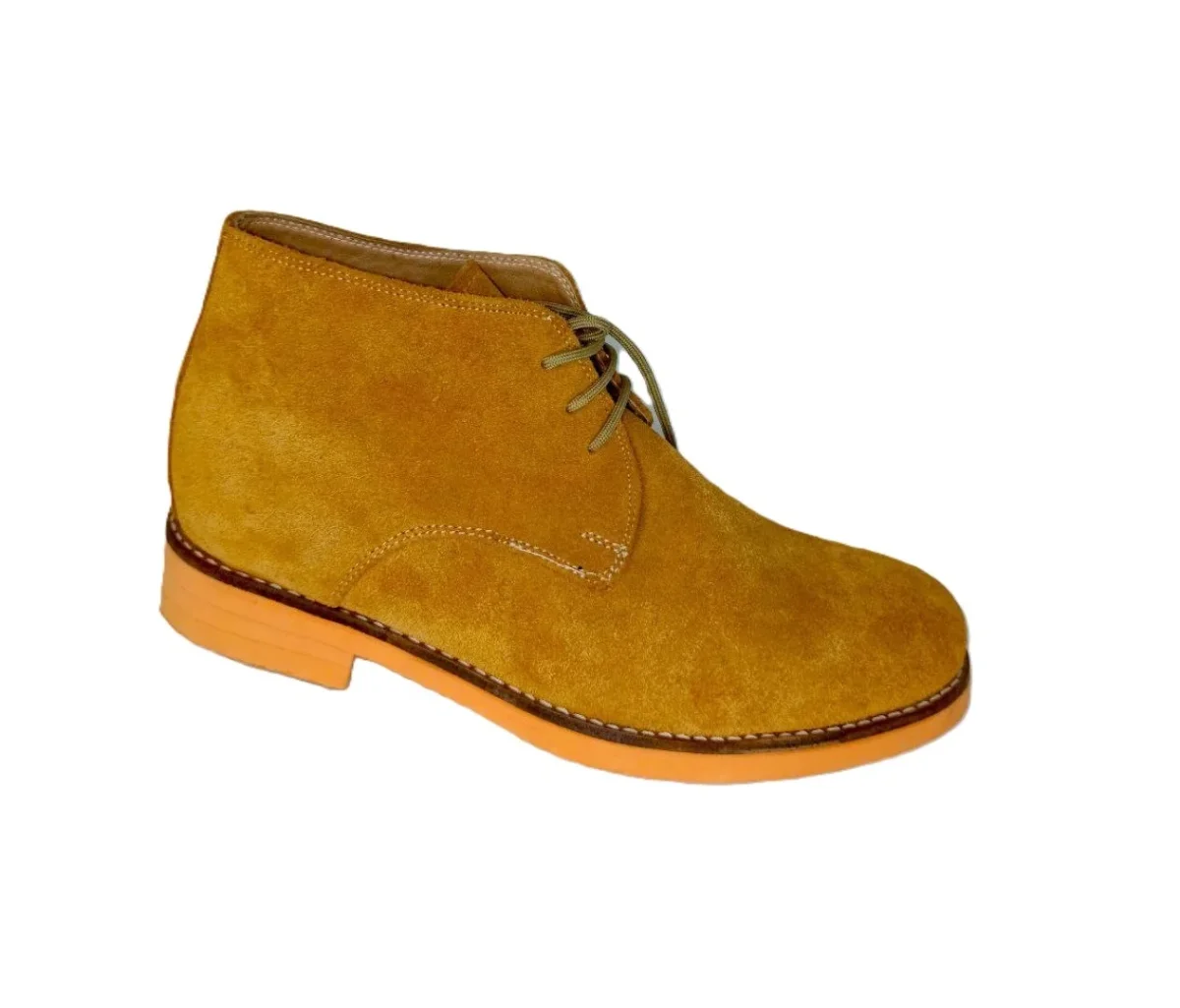 Calzado Elegante Casual para Hombre en Color Durazno - Modelo 2888 de Cuero de Alta Calidad - Imagen 2