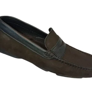 Zapatos Elegantes Casual para Hombre en Cuero Negro - Modelo 3108 con Diseño Brogue