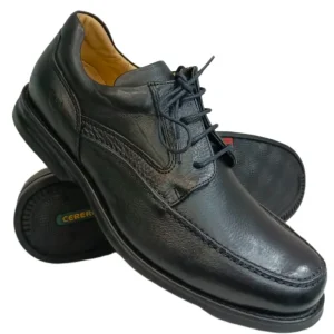Zapatos de Vestir para Hombre en Cuero Negro Modelo 4505 - Confort y Elegancia Diaria