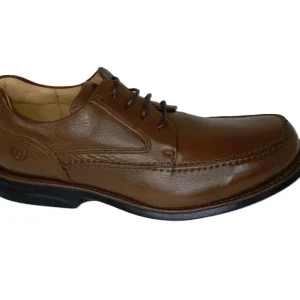 Zapatos de Vestir Elegantes para Hombre en Cuero Color Troy - Modelo 4505 Con Plantilla Anatómica y Suela Amortiguada