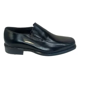 Zapatos Elegantes de Cuero para Hombre en Negro - Modelo 637, Ideales para Ocasiones Formales y Semiformales