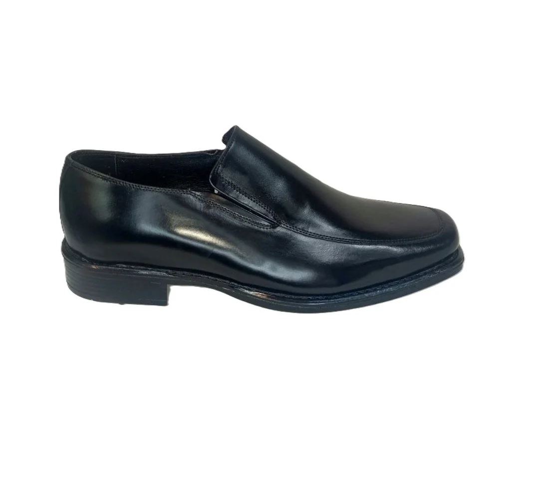Zapatos Elegantes de Cuero para Hombre en Negro - Modelo 637, Ideales para Ocasiones Formales y Semiformales - Imagen 2