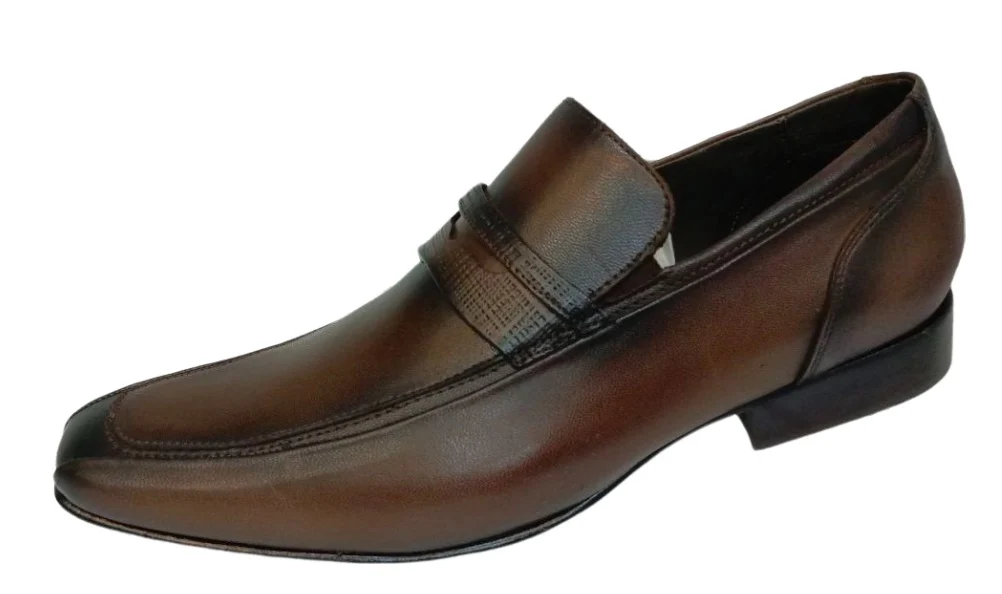 Zapatos de Vestir para Hombre en Cuero Café con Plantilla Anatómica y Suela Amortiguada - Modelo 6402 - Imagen 3