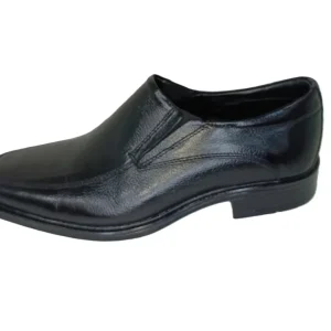 Zapatos de Vestir Elegantes para Hombre en Cuero Negro - Modelo 651 con Suela Antideslizante