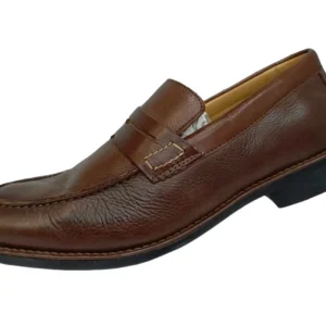Zapatos de Vestir para Hombre en Cuero Café con Plantilla Anatómica y Suela Amortiguada - Modelo 6710