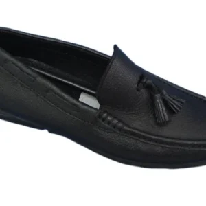 Zapatos Casual Elegantes para Hombre en Cuero Negro - Modelo 714
