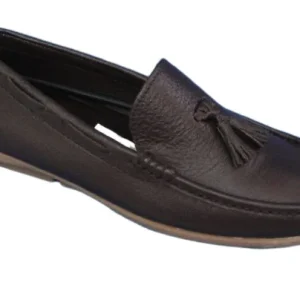 Calzado Casual Elegante para Hombre en Cuero Marrón - Modelo 714