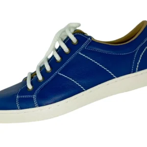 Calzado Casual para Hombre en Cuero Azul Rey - Modelo Elegante 746