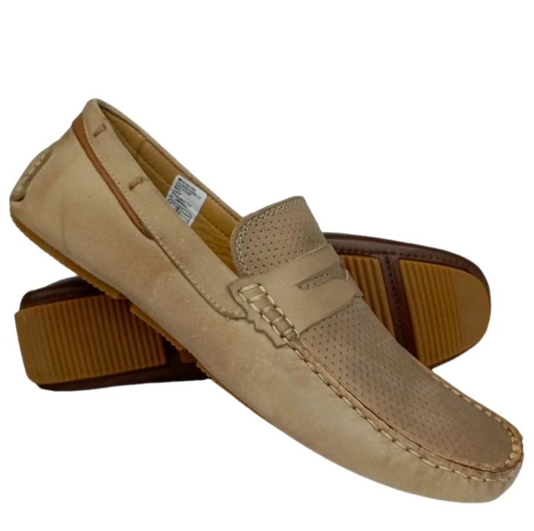 Zapatos de Vestir Elegantes para Hombre en Color Topo con Plantilla Anatómica y Suela Amortiguada - Modelo 7805 - Imagen 4