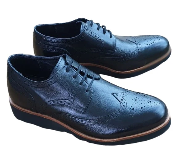 Calzado Elegante Casual para Hombre en Negro - Modelo 7884 de Cuero de Alta Calidad - Imagen 3