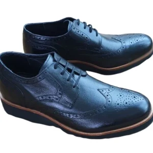 Calzado Elegante Casual para Hombre en Negro - Modelo 7884 de Cuero de Alta Calidad