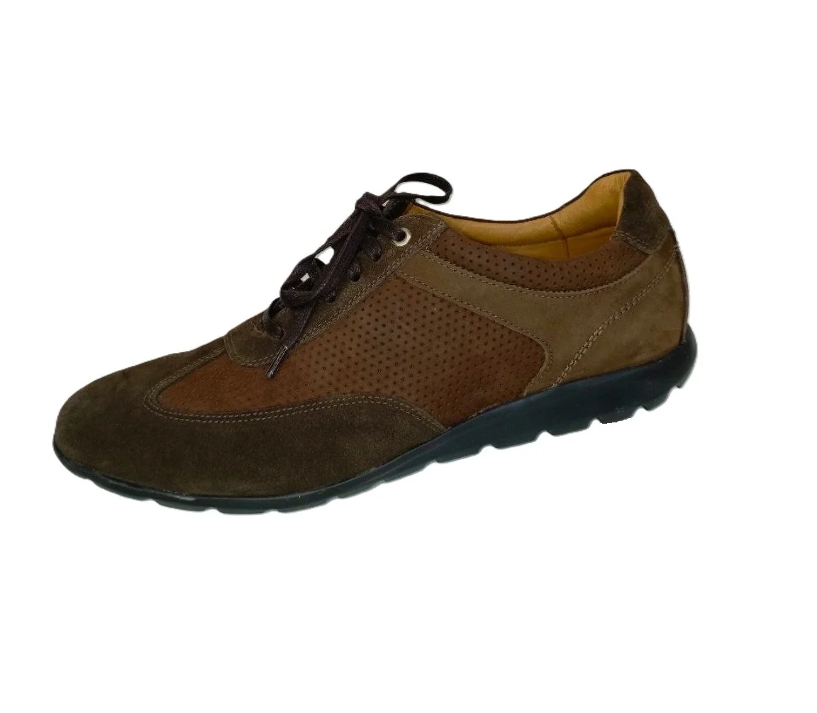 Zapatos de Vestir para Hombre en Cuero Café con Plantilla Anatómica y Suela Amortiguada - Modelo 8400 - Imagen 2