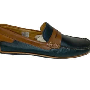 Zapatos de Vestir para Hombre en Cuero Marino/Whisky con Plantilla Anatómica y Suela Amortiguada - Modelo 8500