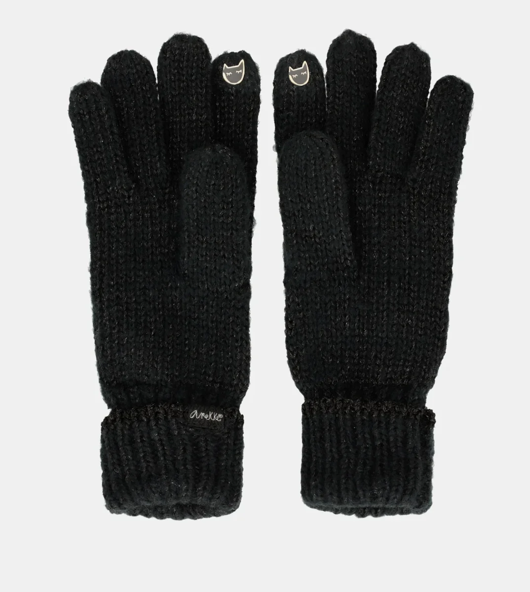 Guantes logomanía negro - Imagen 3