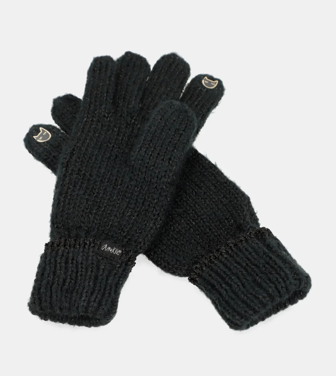 Guantes logomanía negro - Imagen 5
