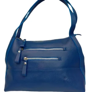Cartera Elegante Azul de Cuero con Diseño Moderno y Funcional - Modelo 096