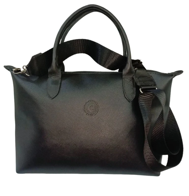 Cartera Casual de Cuero Negro Cerere - Modelo 195, Elegante y Funcional - Imagen 3