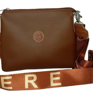 Cartera Bandolera Elegante de Cuero CERERE Modelo GF04 para Dama