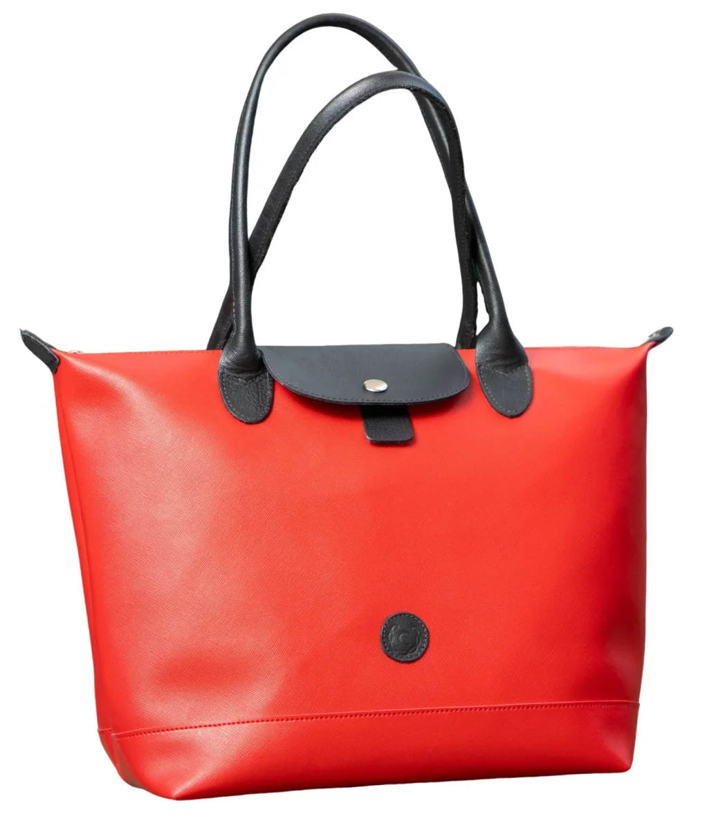 Cartera de Moda Rojo/Negro GF24 - Elegante y Funcional para el Día a Día - Imagen 3