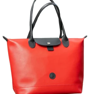 Cartera de Moda Rojo/Negro GF24 - Elegante y Funcional para el Día a Día