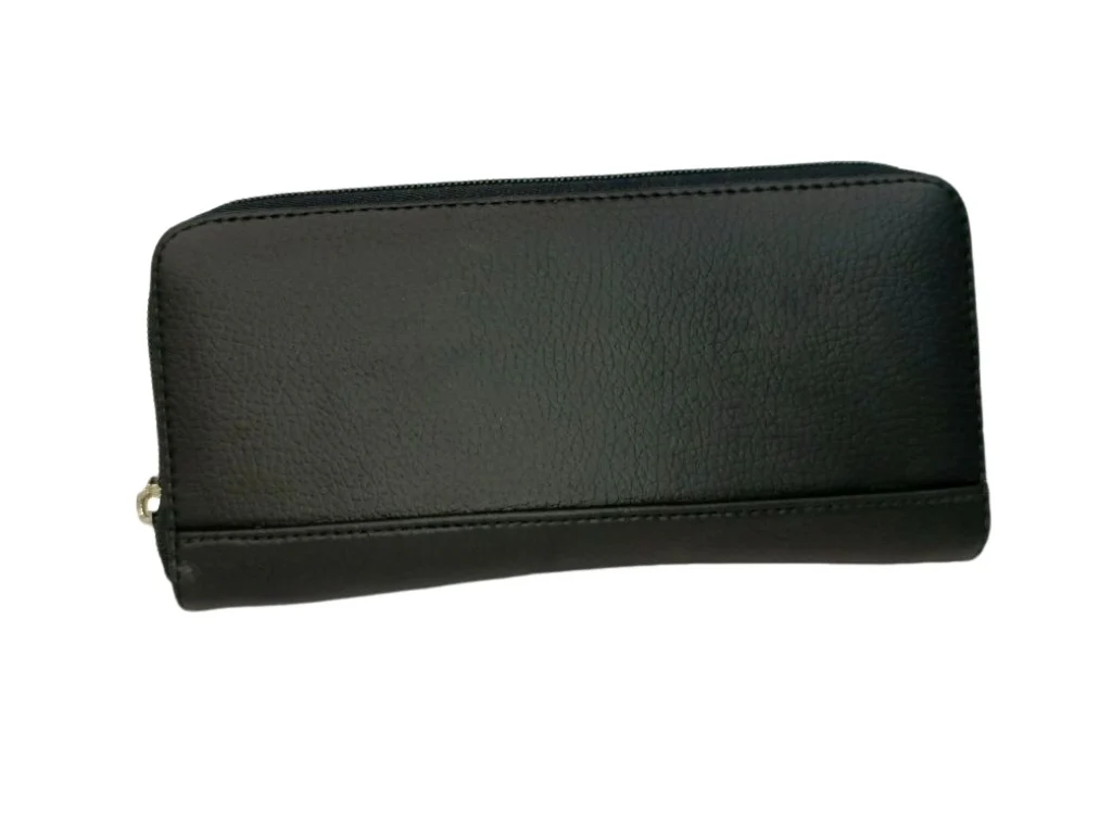 Monedero de Piel Elegante y Funcional en Negro - Modelo 516 con Opciones de Cierre - Imagen 3