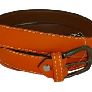Cinturón Delgado Naranja para Mujer - Modelo VL25-09, Elegante y Versátil