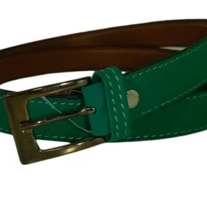 Cinturón Delgado Verde para Dama - Estilo y Elegancia VL25-09