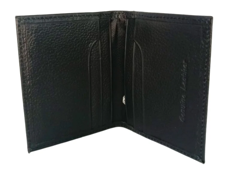 Tarjetero de Cuero Negro Elegante y Minimalista - Modelo 050364 de Cerere - Imagen 5