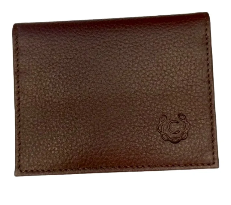 Tarjetero de Cuero Marrón Elegante y Minimalista - Modelo 050364 de Cerere - Imagen 2